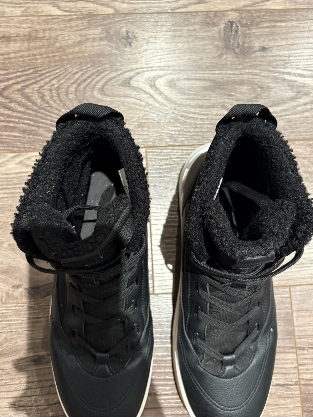 Vessi Alta Waterproof High Top Boots in Asphalt Black Womens Size 9 - Picture 4 of 11